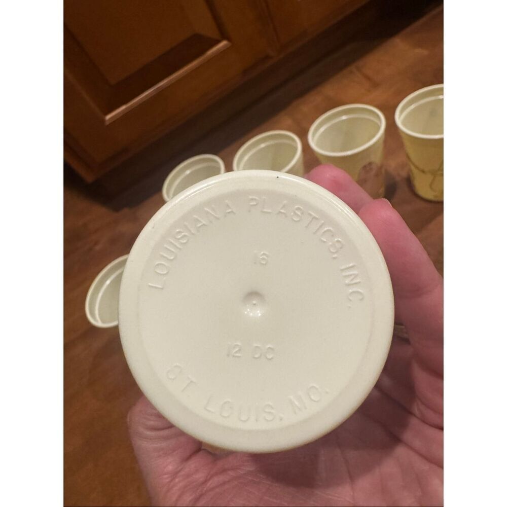 Vintage 1986 McDonald’s Plastic Cups Lot of 9 Ronald Grimace Mayor McCheese VTG - Picture 8 of 8